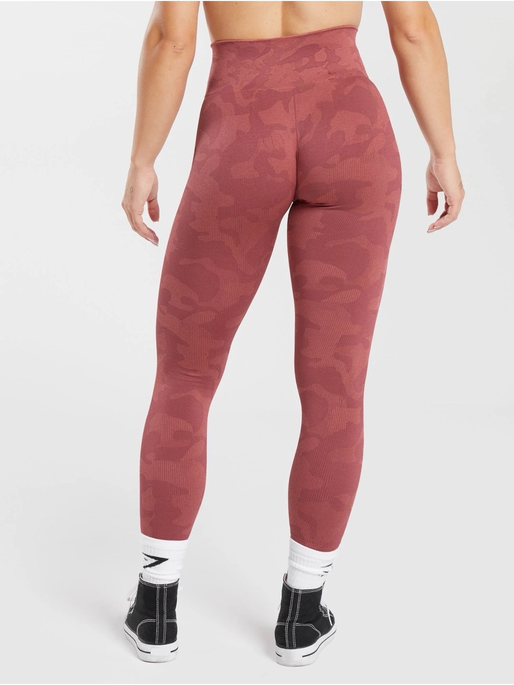 Kyodan Rosewood Seamless High-Waist Camo Leggings